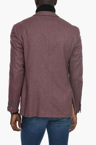Herringbone ACADEMY SOFT Cashmere Blend Blazer