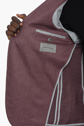 Herringbone ACADEMY SOFT Cashmere Blend Blazer