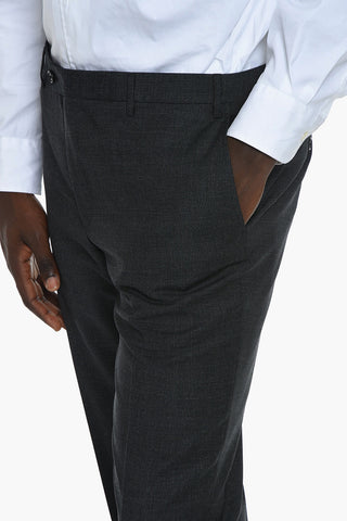 Virgin-wool ACADEMY Single-breasted Suit with Notched Lapel