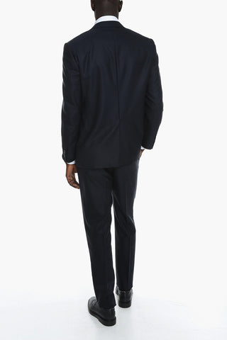 CERIMONIA 3-Piece Houndstooth Jacquard Suit