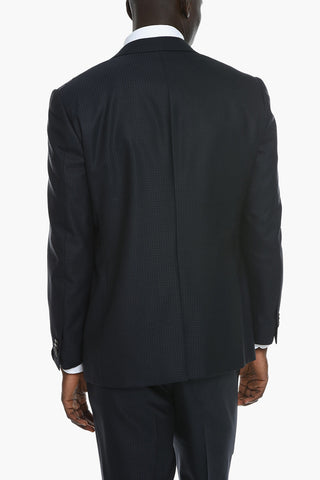 CERIMONIA 3-Piece Houndstooth Jacquard Suit