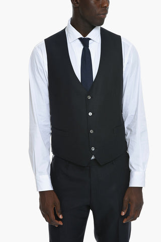CERIMONIA 3-Piece Houndstooth Jacquard Suit