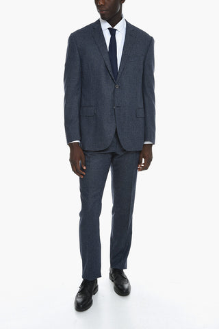 Houndstooth ACADEMY SOFT Single-breasted Suit with Notched Lapel