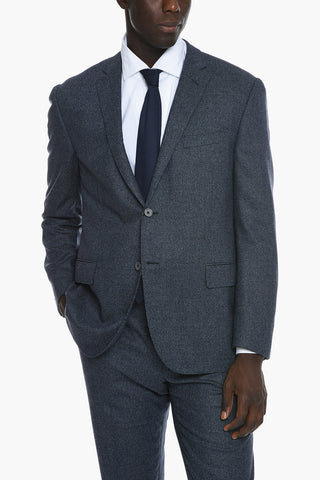 Houndstooth ACADEMY SOFT Single-breasted Suit with Notched Lapel