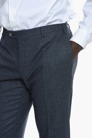 Houndstooth ACADEMY SOFT Single-breasted Suit with Notched Lapel