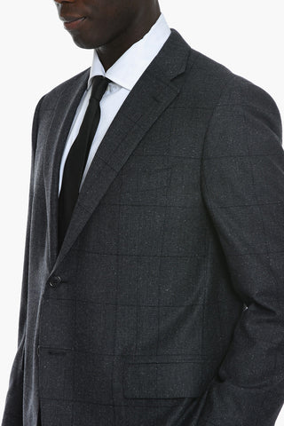 Virgin Wool MANTUA District Check Suit