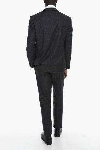 Virgin Wool MANTUA District Check Suit