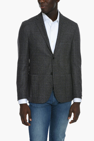 Virgin wool GATE Single-breasted Blazer with Notched Lapel