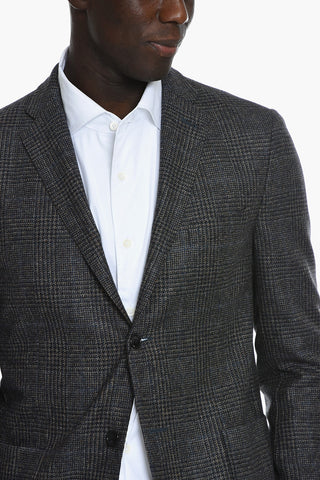 Virgin wool GATE Single-breasted Blazer with Notched Lapel