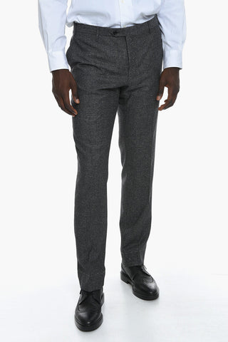 Virgin-wool ACADEMY Single-breasted Suit with Notched Lapel