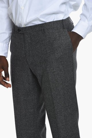 Virgin-wool ACADEMY Single-breasted Suit with Notched Lapel