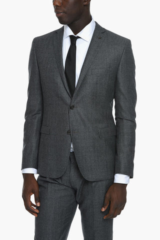 CC COLLECTION Abito Herringbone RESET in Lana Vergine