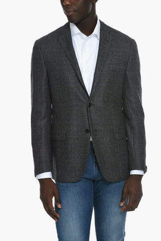 District Check Motif GATE Wool Blazer