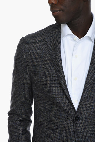 District Check Motif GATE Wool Blazer