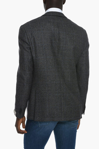 District Check Motif GATE Wool Blazer
