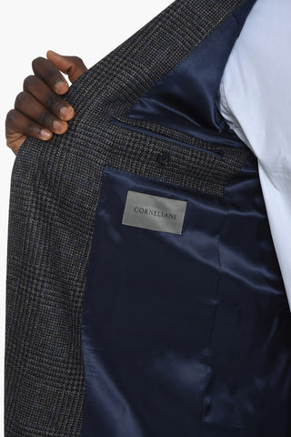 District Check Motif GATE Wool Blazer