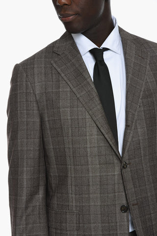 District Check Virgin Wool Suit
