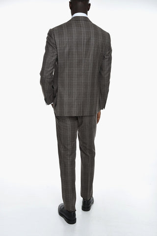 District Check Virgin Wool Suit