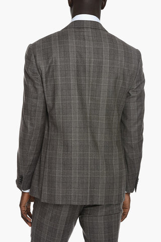 District Check Virgin Wool Suit