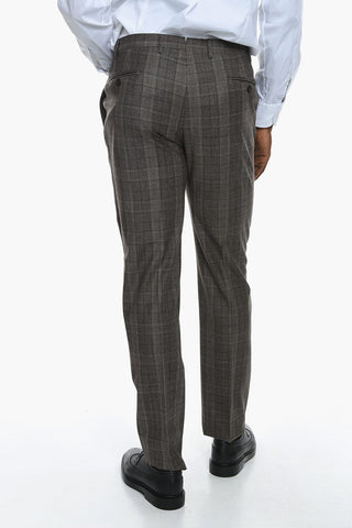 District Check Virgin Wool Suit