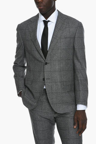District Check ACADEMY Virgin Wool Suit