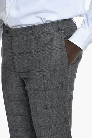 District Check ACADEMY Virgin Wool Suit