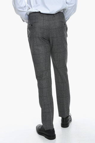 District Check ACADEMY Virgin Wool Suit