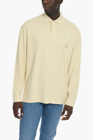 ANAFIKOLO Long-sleeved Polo with Embroidery