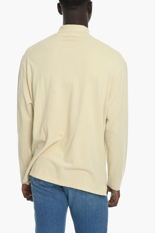 ANAFIKOLO Long-sleeved Polo with Embroidery