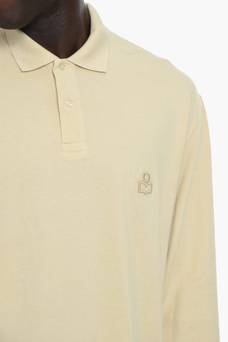 ANAFIKOLO Long-sleeved Polo with Embroidery