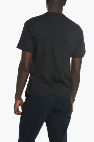 Solid Color UNISEX Crew-neck T-Shirt with Glitter Detail