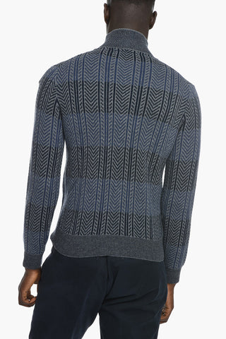 Pullover DOROTEA in Misto Lana con Zip