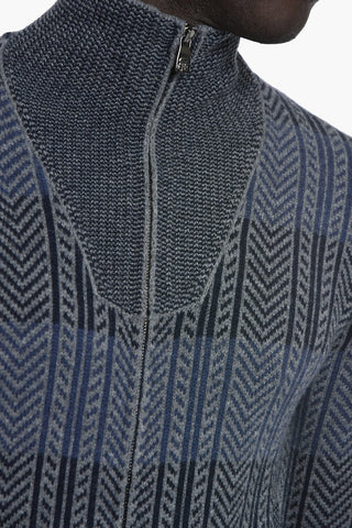 Pullover DOROTEA in Misto Lana con Zip