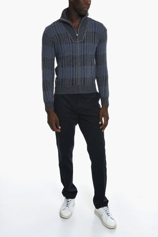 Pullover DOROTEA in Misto Lana con Zip