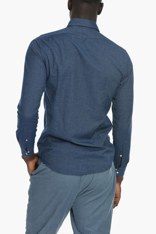 Camicia CANARY in Popeline di Cotone a Tinta Unita