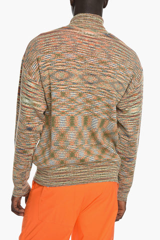TEMPLE SPACE Turtleneck Sweater with Logo