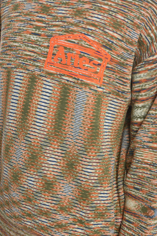 TEMPLE SPACE Turtleneck Sweater with Logo