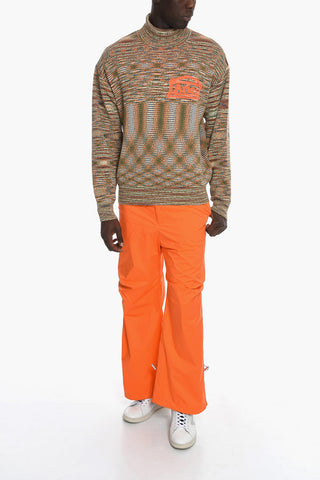 TEMPLE SPACE Turtleneck Sweater with Logo