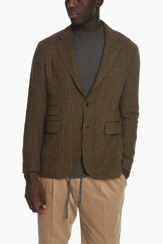 Silk and Wool Side Vents Notch Lapel KENNEDY 3-Button Blazer