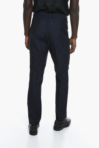 UNISEX MM4 Mohair Blend Trousers with Zipped Pockets