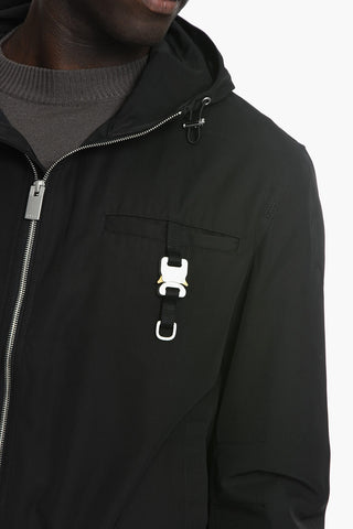 Windbreaker with Buckle Detail