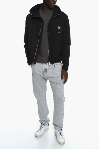 Windbreaker with Buckle Detail