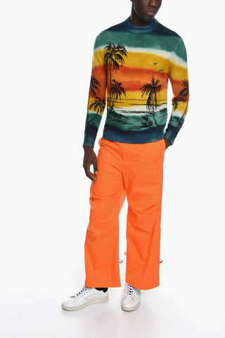 Crew Neck PARADISE ISLAND Wool Pullover
