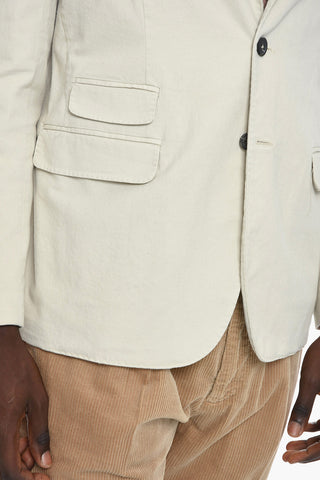 Unlined CATCH2 Blazer with Flap Pockets