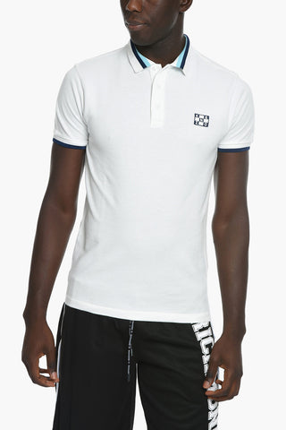 PARIS Slim Fit Cotton Polo with Embroiderd Logo
