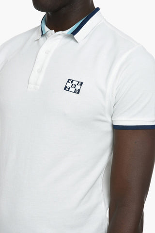 PARIS Slim Fit Cotton Polo with Embroiderd Logo