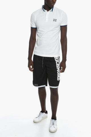 PARIS Slim Fit Cotton Polo with Embroiderd Logo