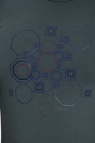 ID Crew Neck Long-sleeved T-Shirt with Print