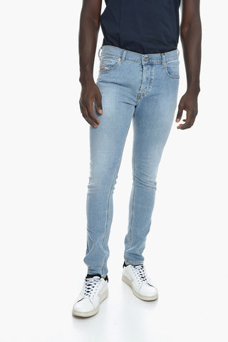Jeans D-LUSTER con Lavaggio Chiaro 16cm