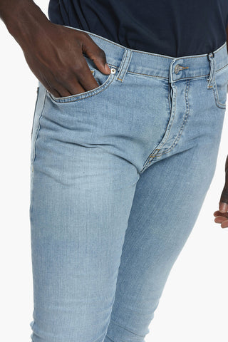 Jeans D-LUSTER con Lavaggio Chiaro 16cm